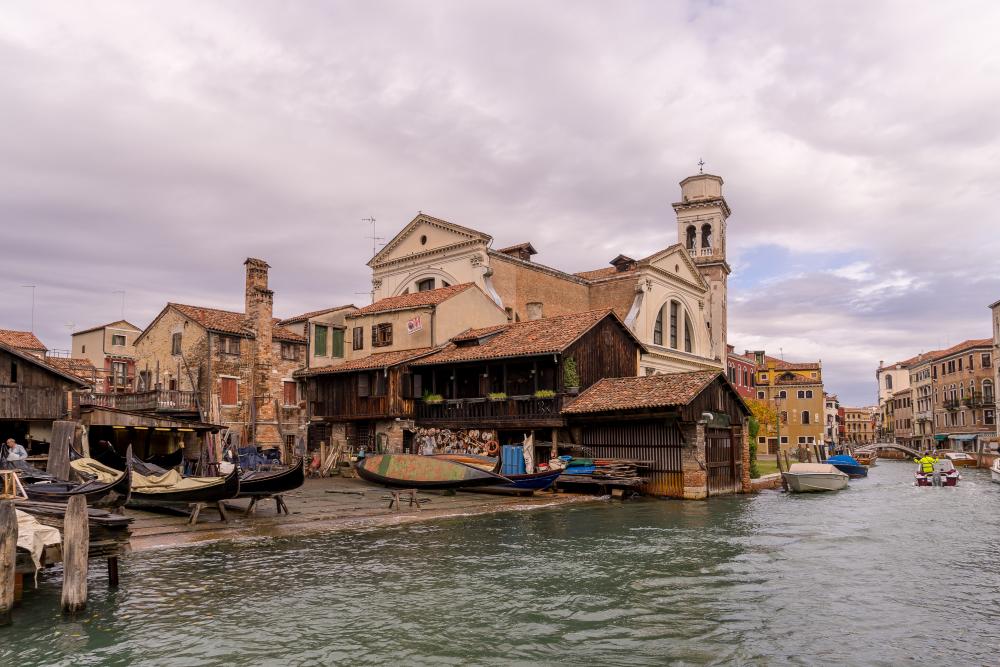 Gondola workshop from Italy Venice Squero di San Trovaso