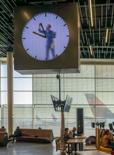 Human watch from Netherland Amsterdam Schiphol airport
