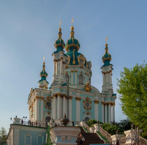 Colourfull church from Ukraine Kiev