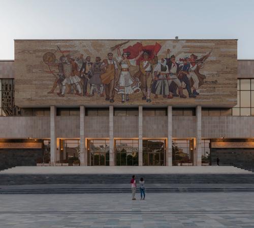 National History Museum from Albania Tirana Albania National History Museum